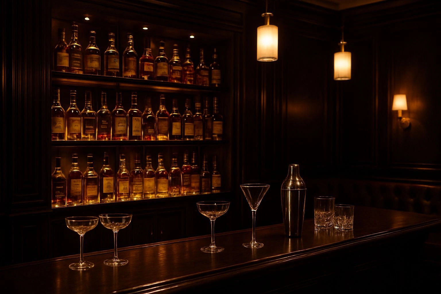 Privat bar i Nattens Salong