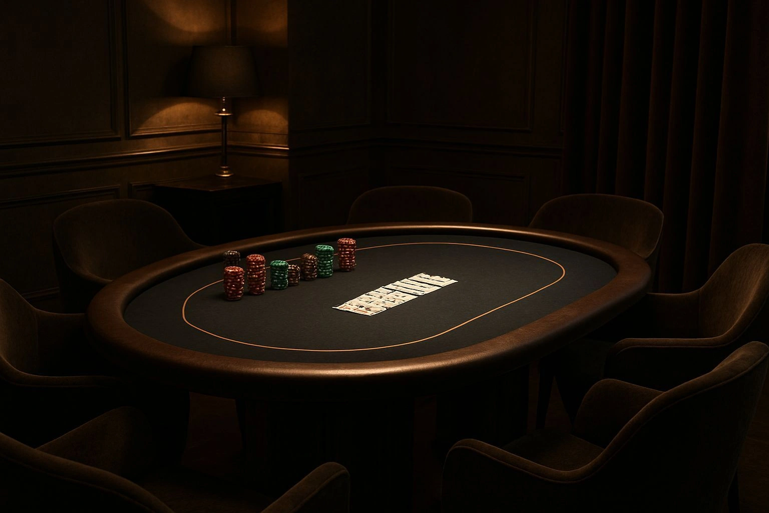 Pokerbord i Nattens Salong